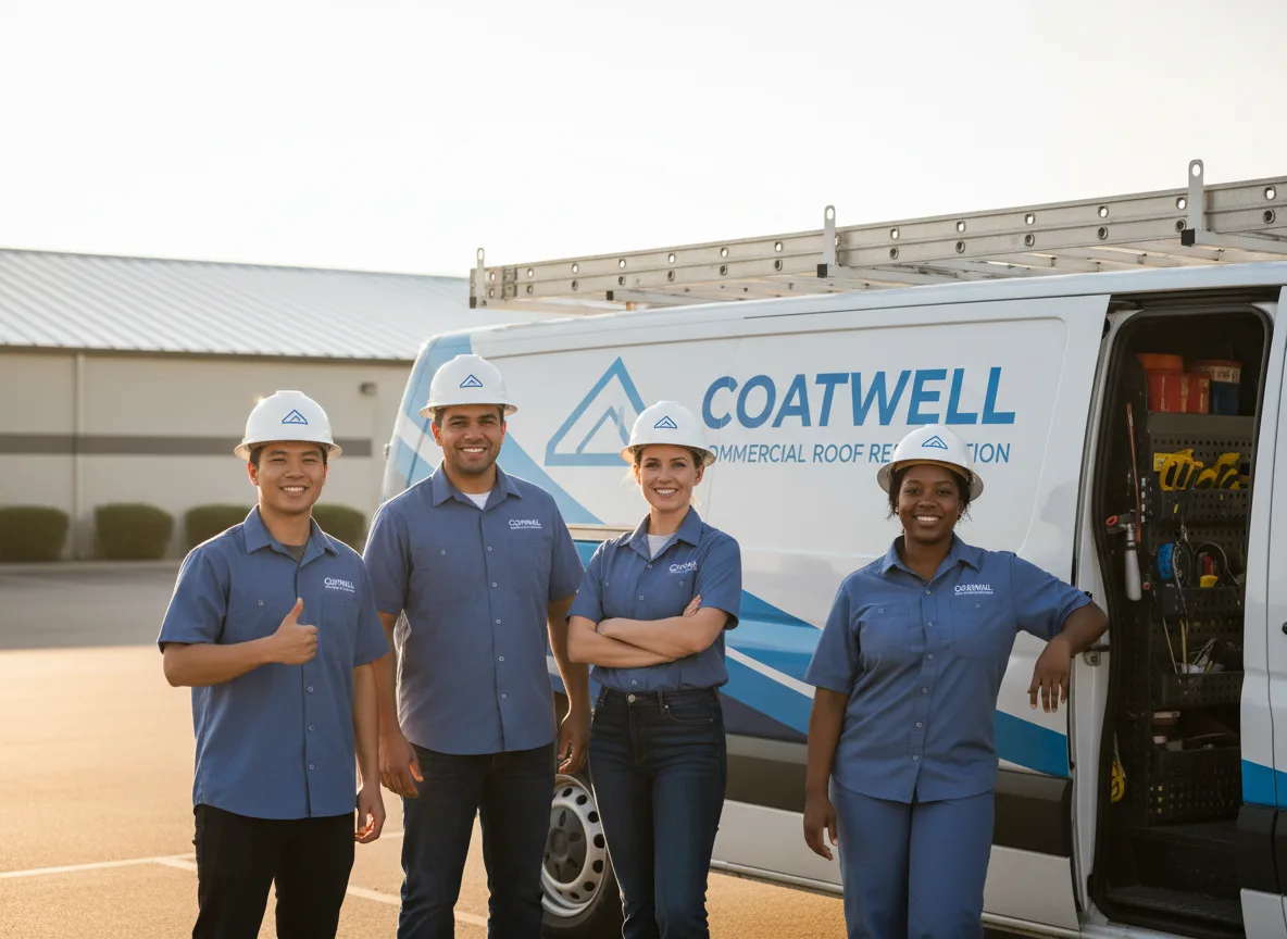 Commercial roof coating company in Mountain Park, OK